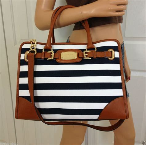 Michael kors striped handbag + FREE SHIPPING 